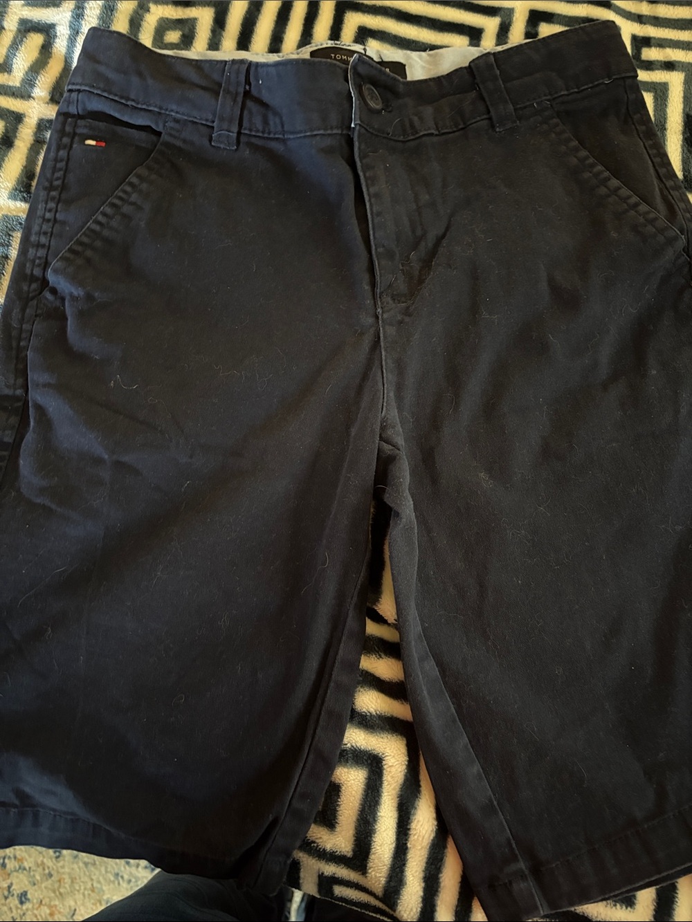 BACK TO SCHOOL! Tommy Hilfiger Navy Casual Chino Shorts